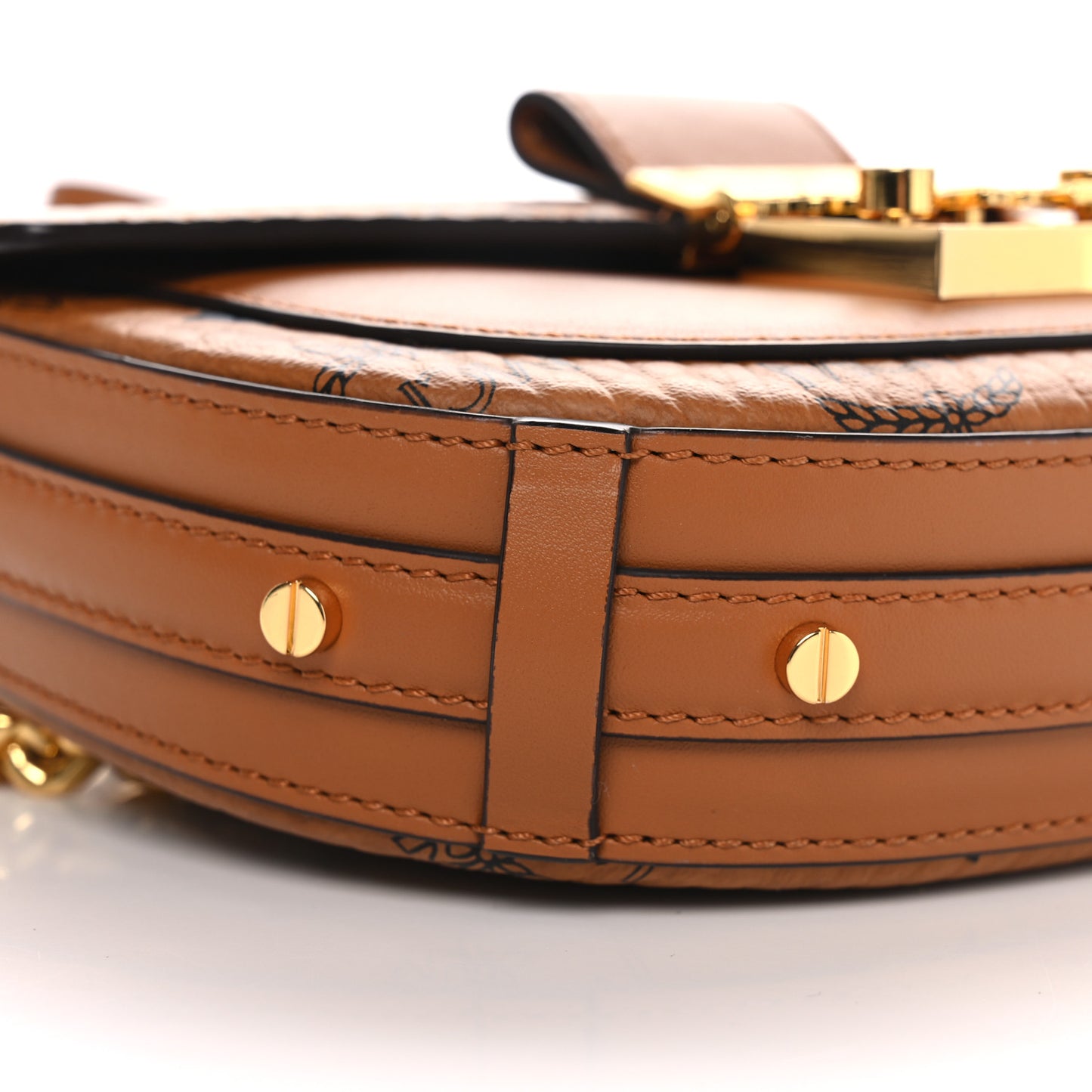 Visetos Mini Patricia Crossbody Belt Bag Cognac