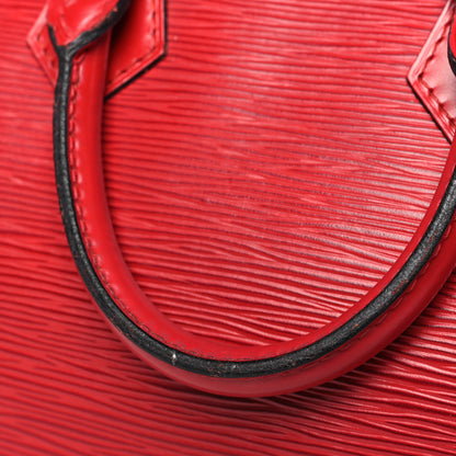 Louis Vuitton Epi Speedy 25 Castillan Red 11 of 13