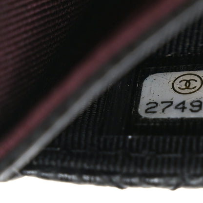 Chanel Caviar Quilted Flap Card Holder Black 7 of 9