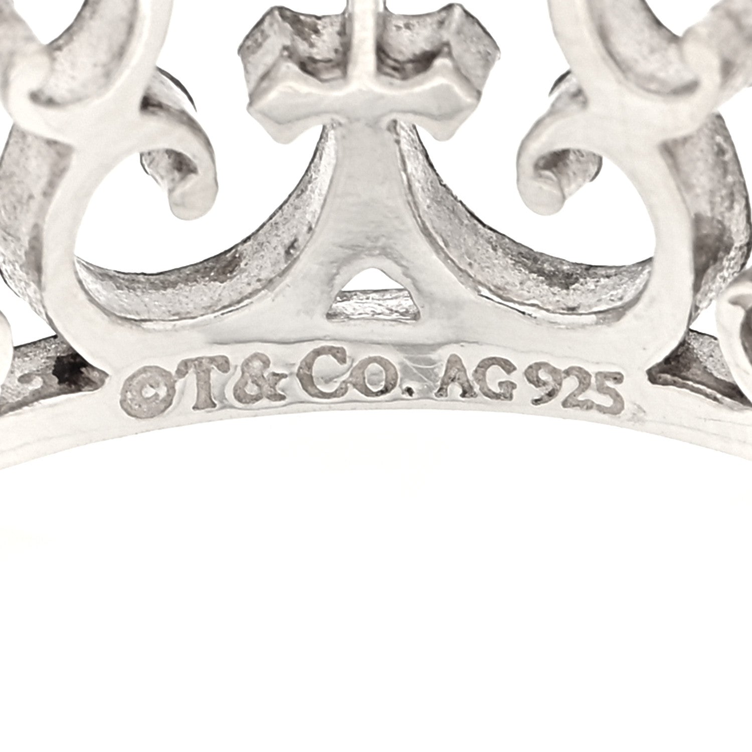 Tiffany Sterling Silver Wide Enchant Ring 56 7.5 4 of 4