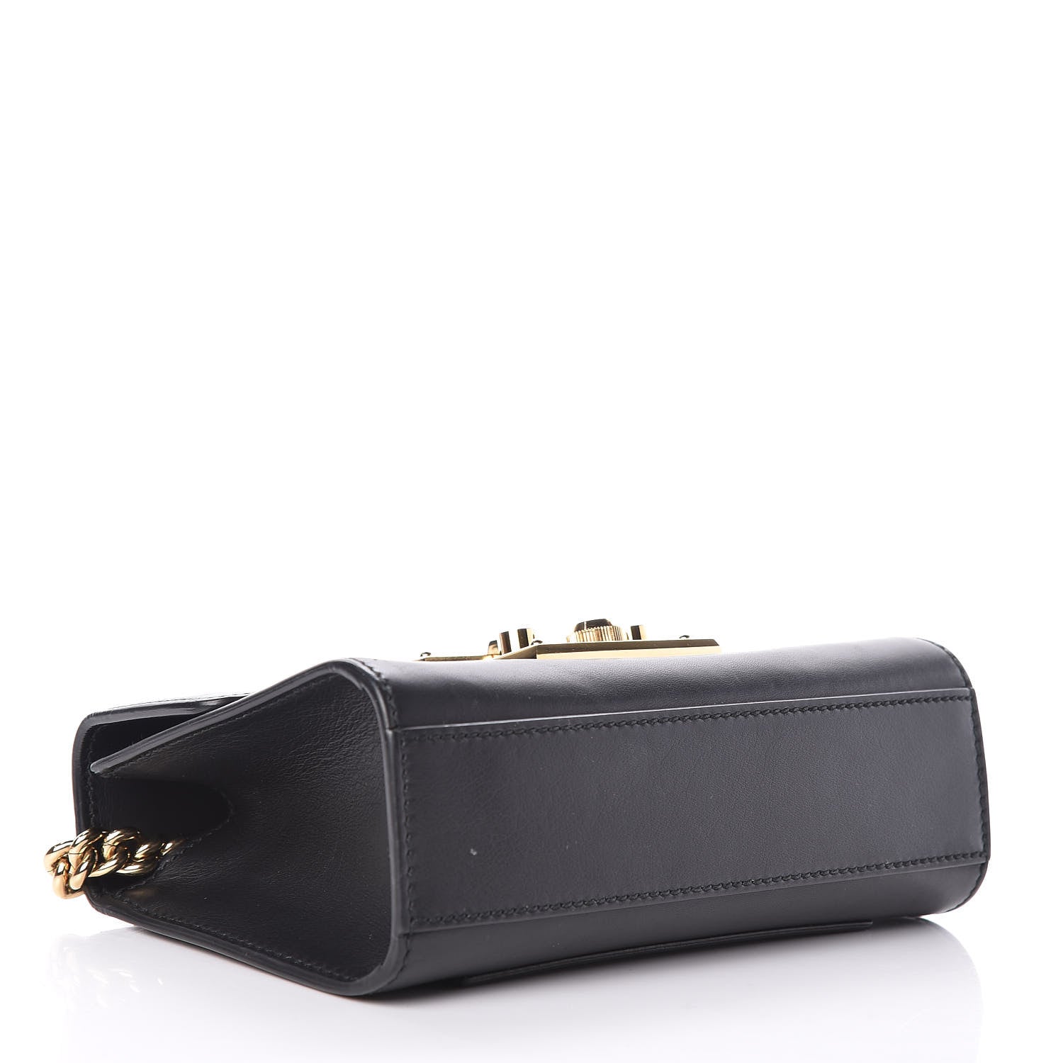 Gucci Calfskin Small Padlock Shoulder Bag Black 4 of 11