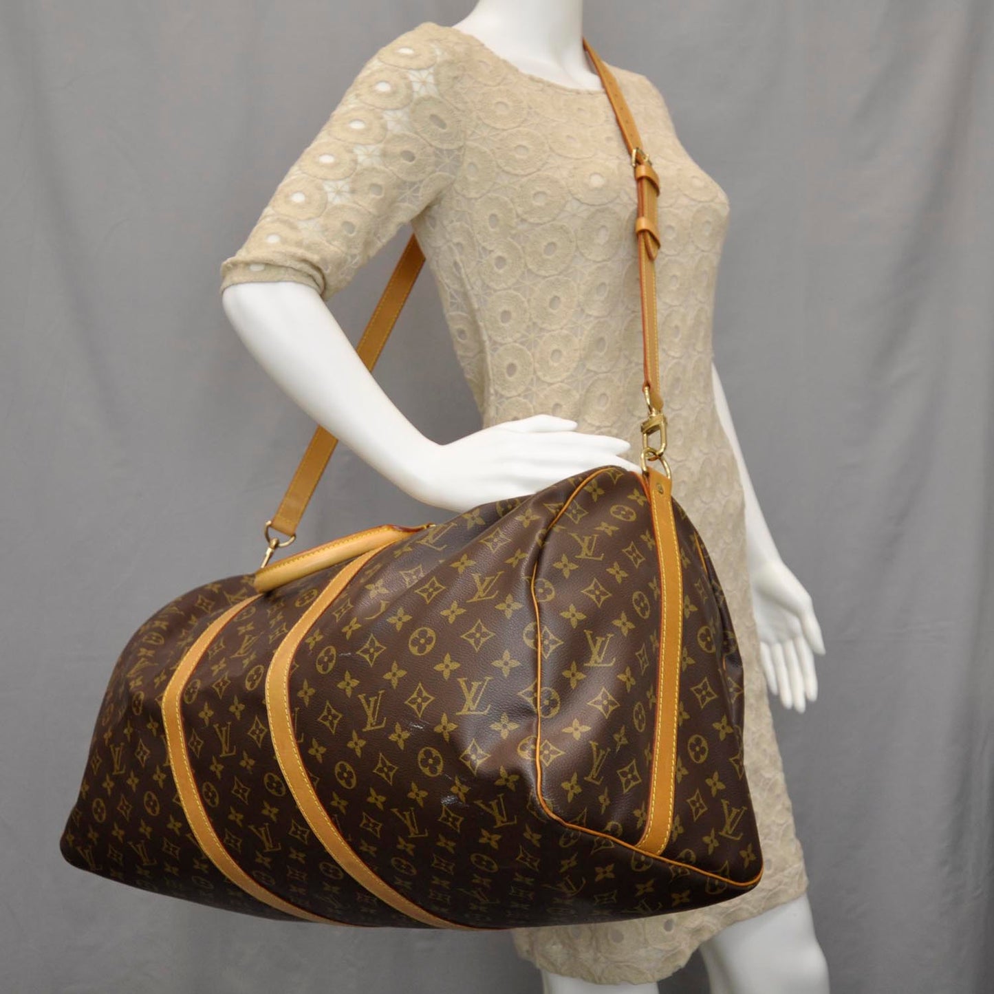Monogram Keepall 55 + Strap