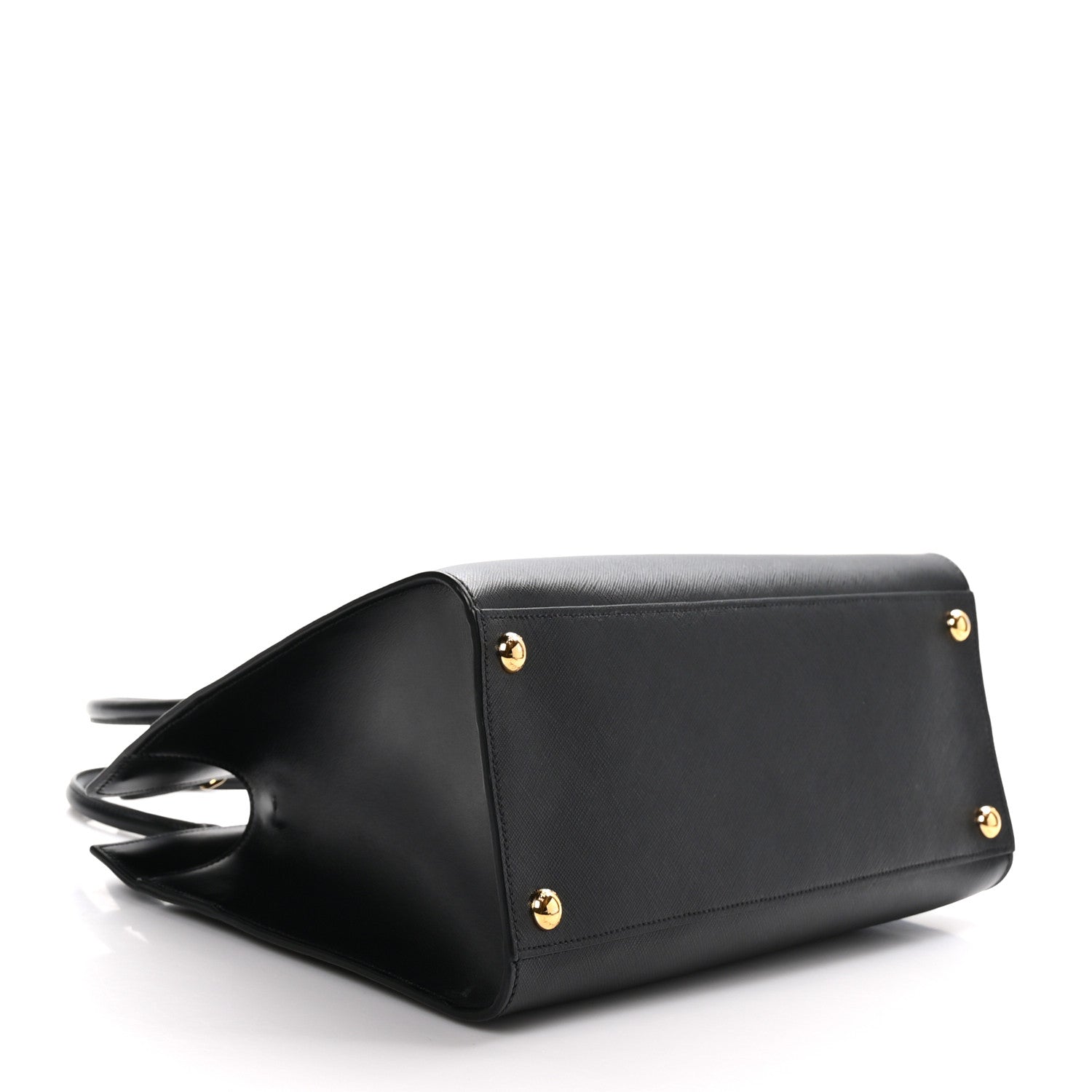 Prada Saffiano Soft Calfskin Tote Black 4 of 9
