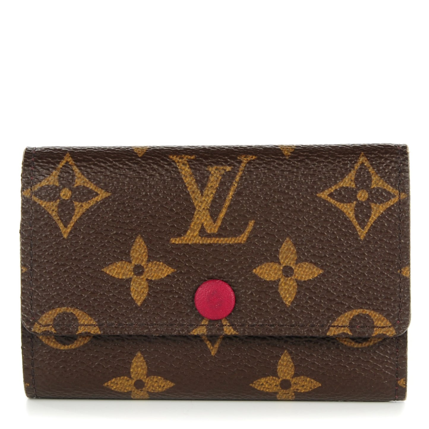 Monogram 6 Key Multicles Holder Fuchsia