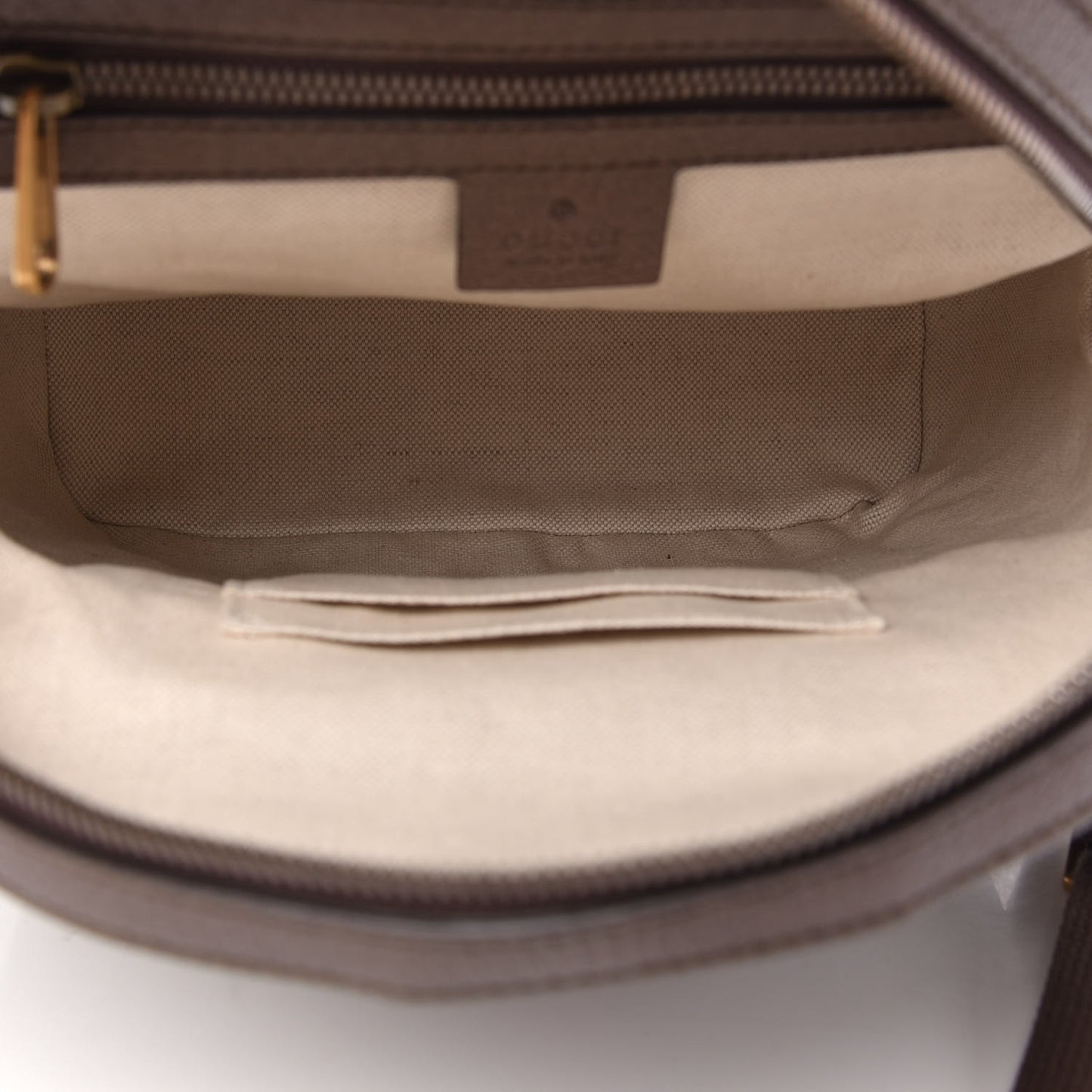 GG Supreme Monogram Calfskin Web Small Ophidia Day Backpack Beige Ebony New Acero