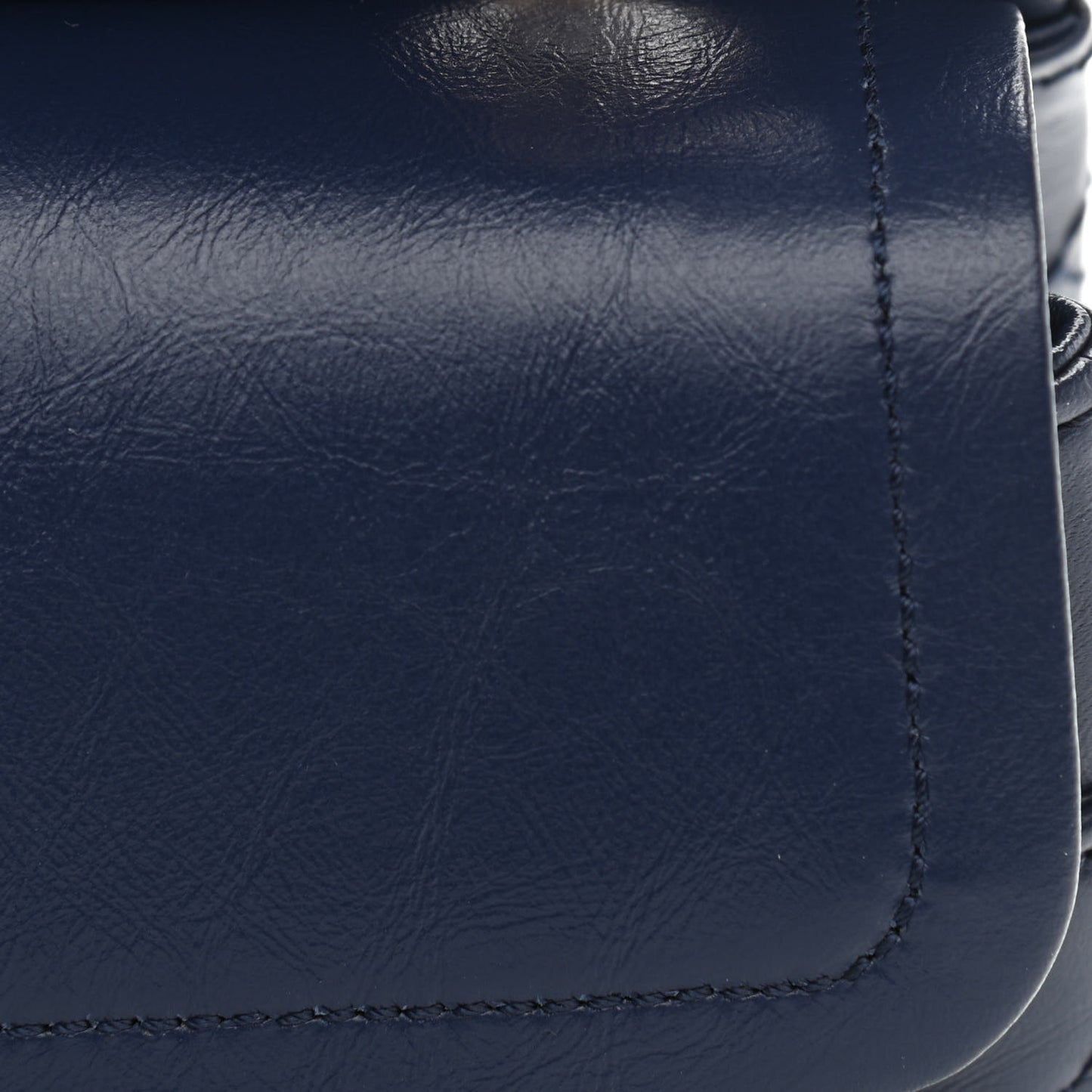 Aged Calfskin Quilted 2.55 Reissue 225 Flap Navy