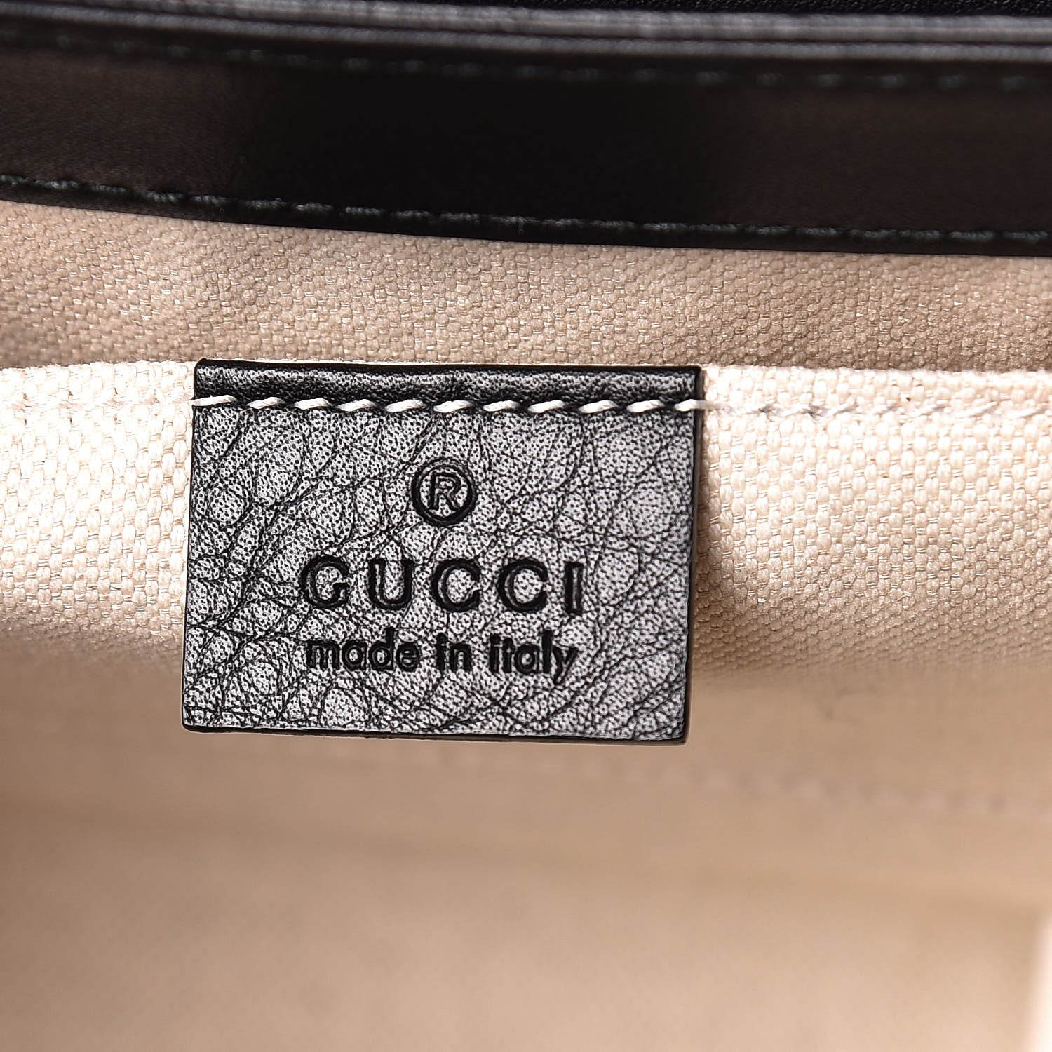 Gucci Guccissima Medium Emily Chain Shoulder Bag Black 8 of 10