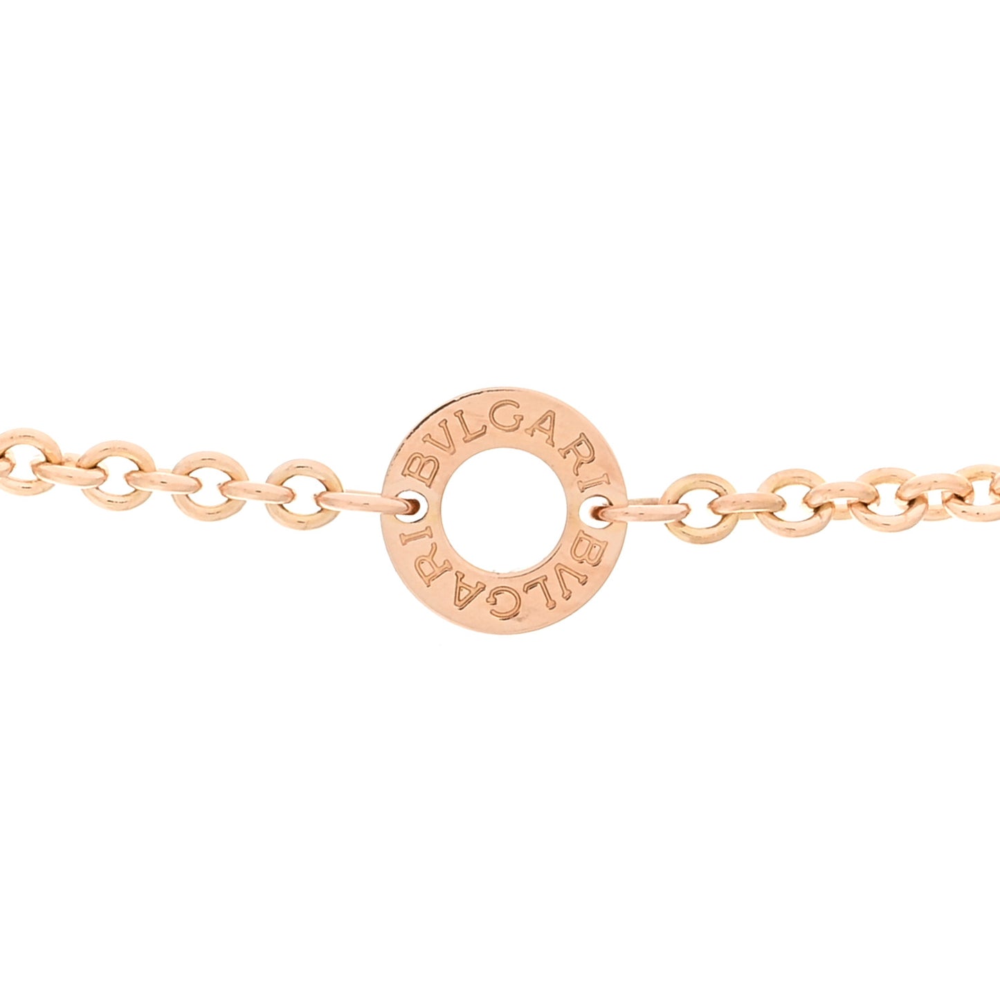 18K Rose Gold B.Zero1 Open Legends Pendant Necklace
