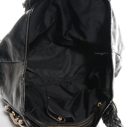 Gucci Patent Leather Medium Pelham Shoulder Bag Black 5 of 7