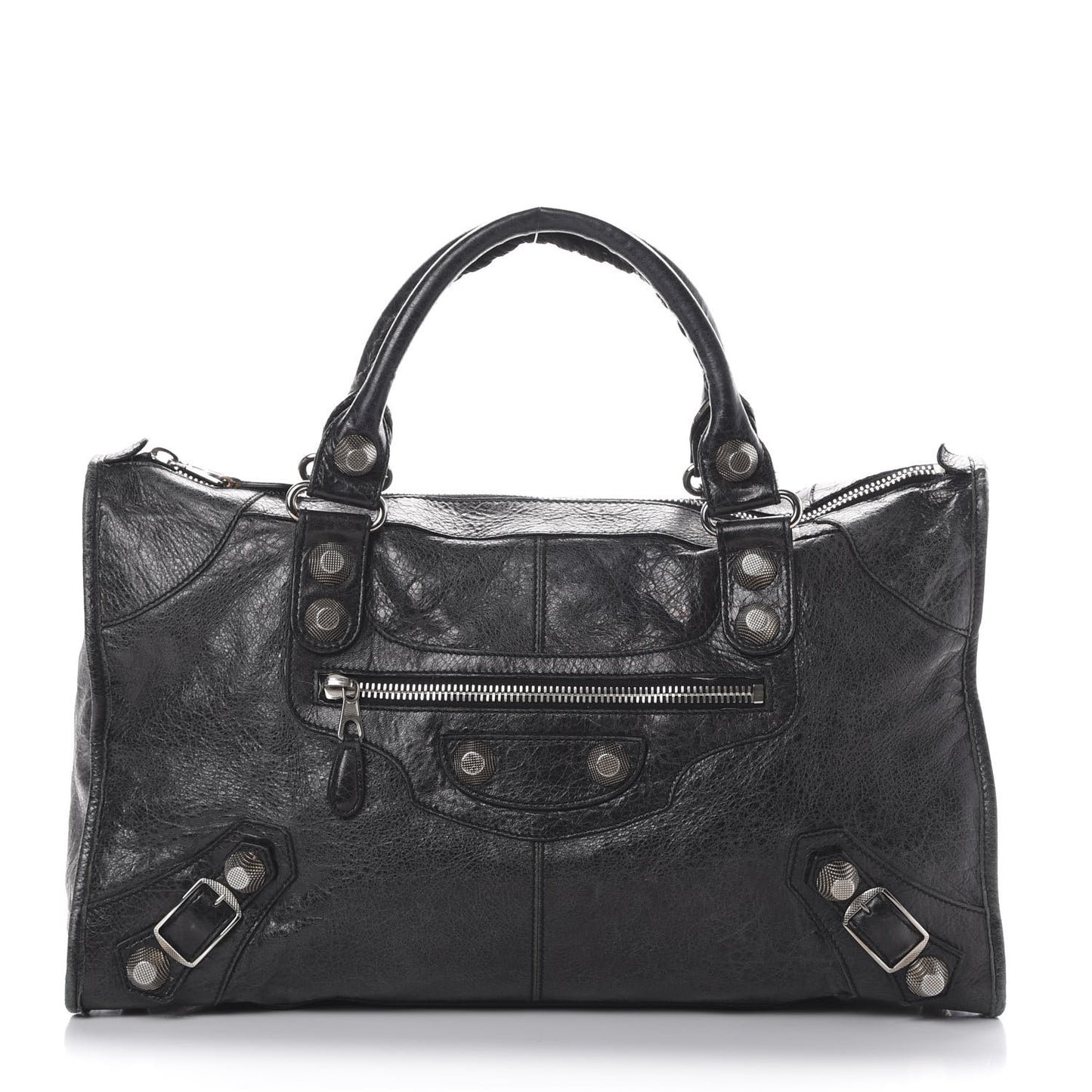 Agneau Giant 21 Silver Hardware Work Black