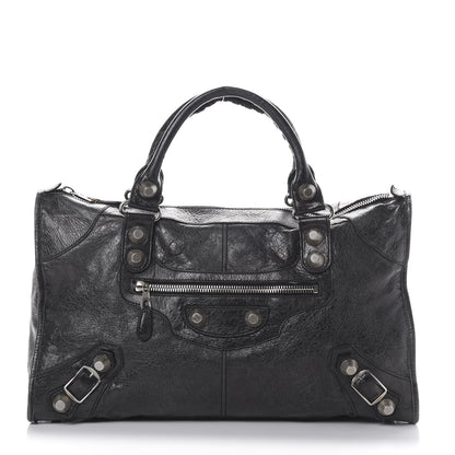 Balenciaga Agneau Giant 21 Silver Hardware Work Black 1 of 16