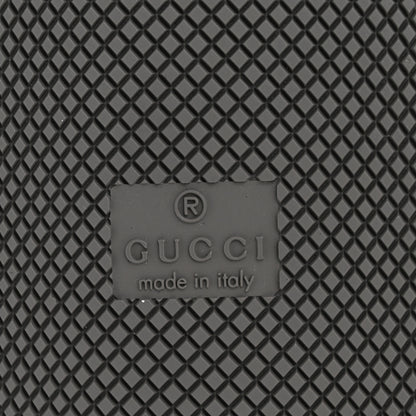 Gucci Calfskin Nylon GG Monogram Calfskin Web Mens Screener Sneakers 8.5 Black 7 of 10