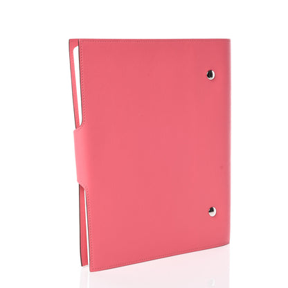 Hermes Swift Ulysse MM Notebook Cover Rose Azalee 3 of 7