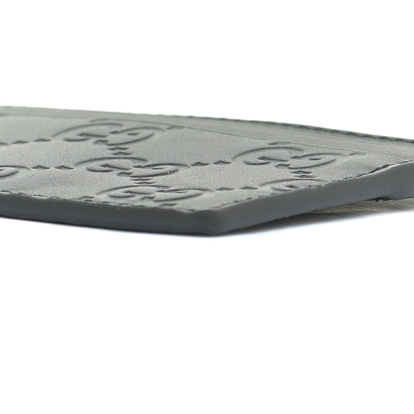 Guccissima Card Holder Black