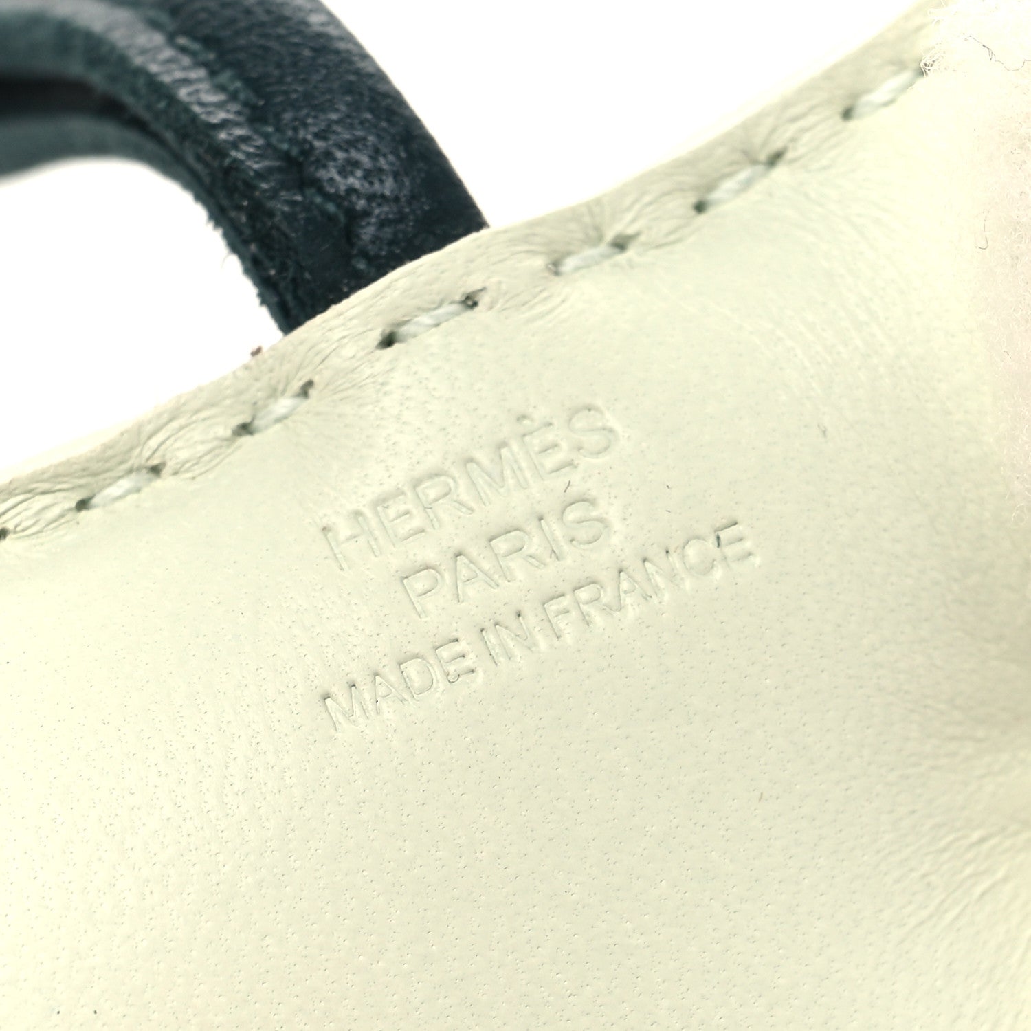 Hermes Milo Lambskin Shearling Budy Charm Vert Fizz 5 of 8