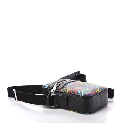 Gucci GG Supreme Monogram Psychedelic Messenger Bag Black 4 of 9