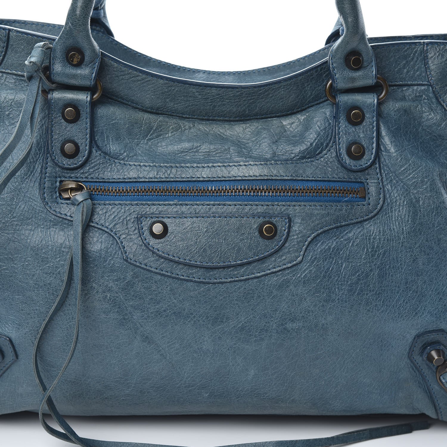 Balenciaga Agneau Classic Hardware City Bleu Cobalt Bleu Electric 8 of 15