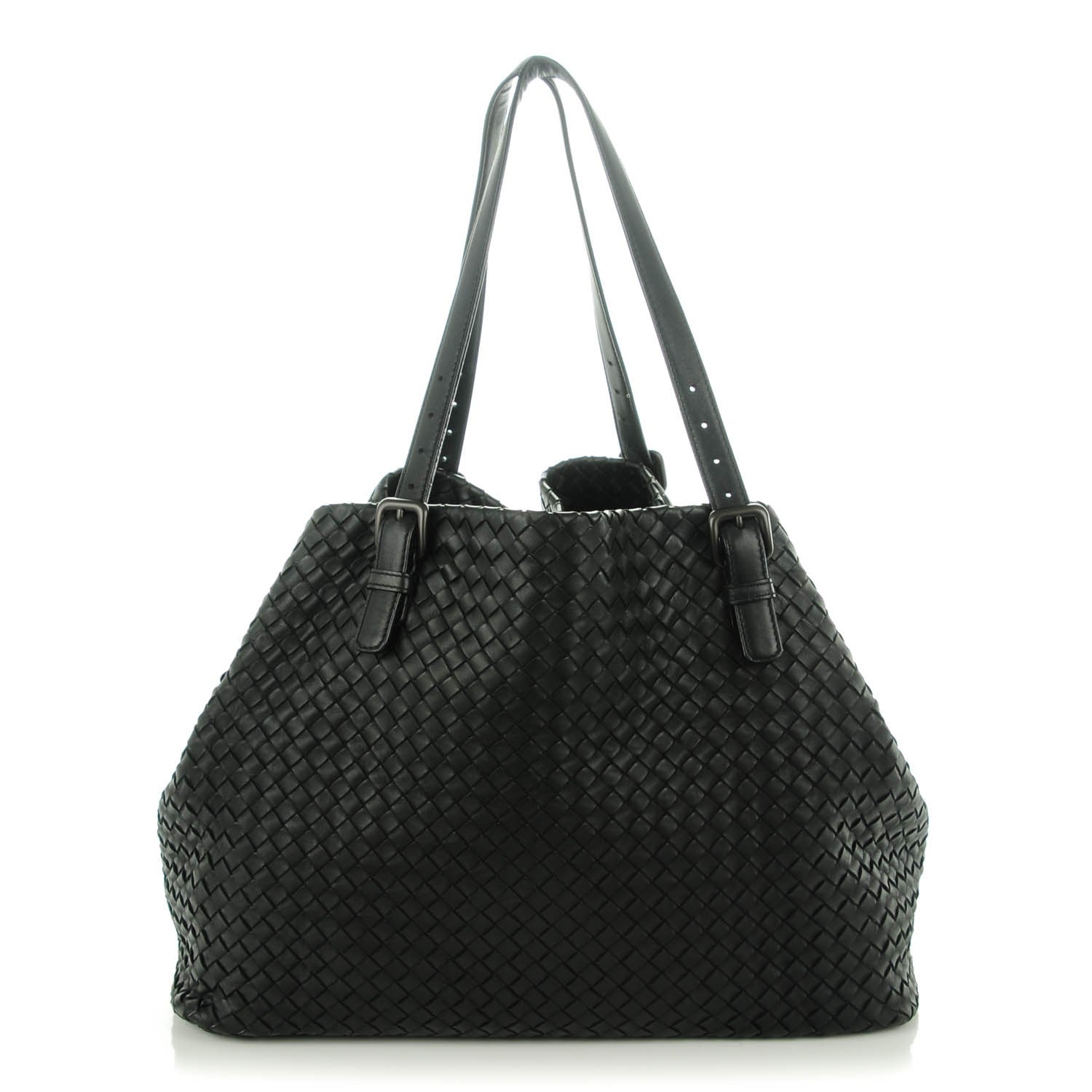 Bottega Veneta Nappa Intrecciato Large Seamless Tote Nero Black 1 of 8