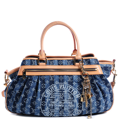 Louis Vuitton Denim Raye Cabas GM 1 of 7