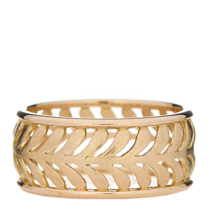 Tiffany 18K Yellow Gold Paloma Picasso Villa Palm Ring 54 7 3 of 7