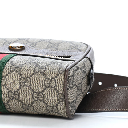 Gucci GG Supreme Monogram Small Ophidia Belt Bag 95 38 Dark Brown 9 of 9