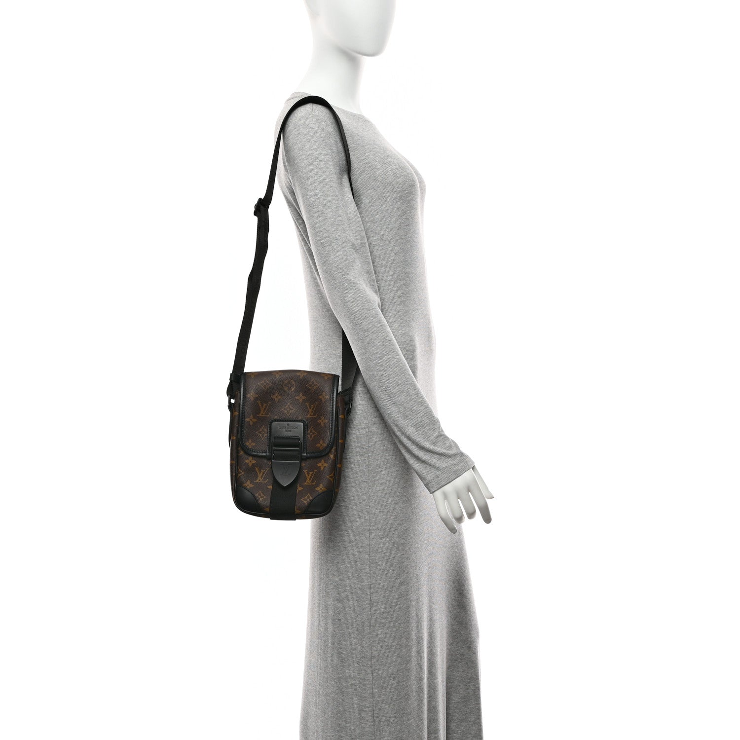 Louis Vuitton Monogram Macassar Archy Messenger PM 2 of 9