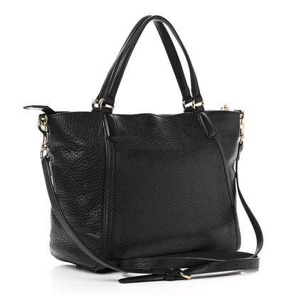 Gucci Pebbled Calfskin Small Soho Top Handle Bag Black 3 of 14