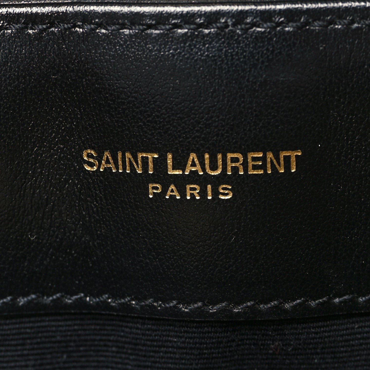 Saint Laurent Calfskin Y Quilted Monogram Small Loulou Chain Satchel Black 6 of 9