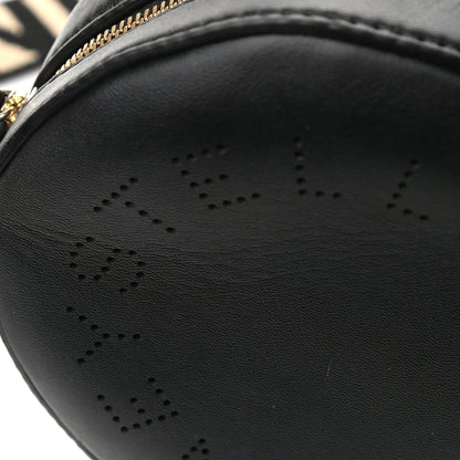 Stella McCartney Eco Alter Nappa Perforated Round Logo Crossbody Black 13 of 16