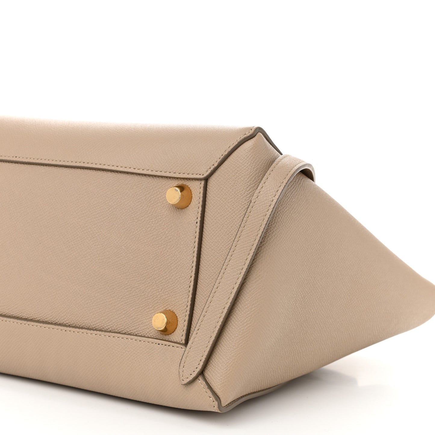 Grained Calfskin Mini Belt Bag Light Taupe