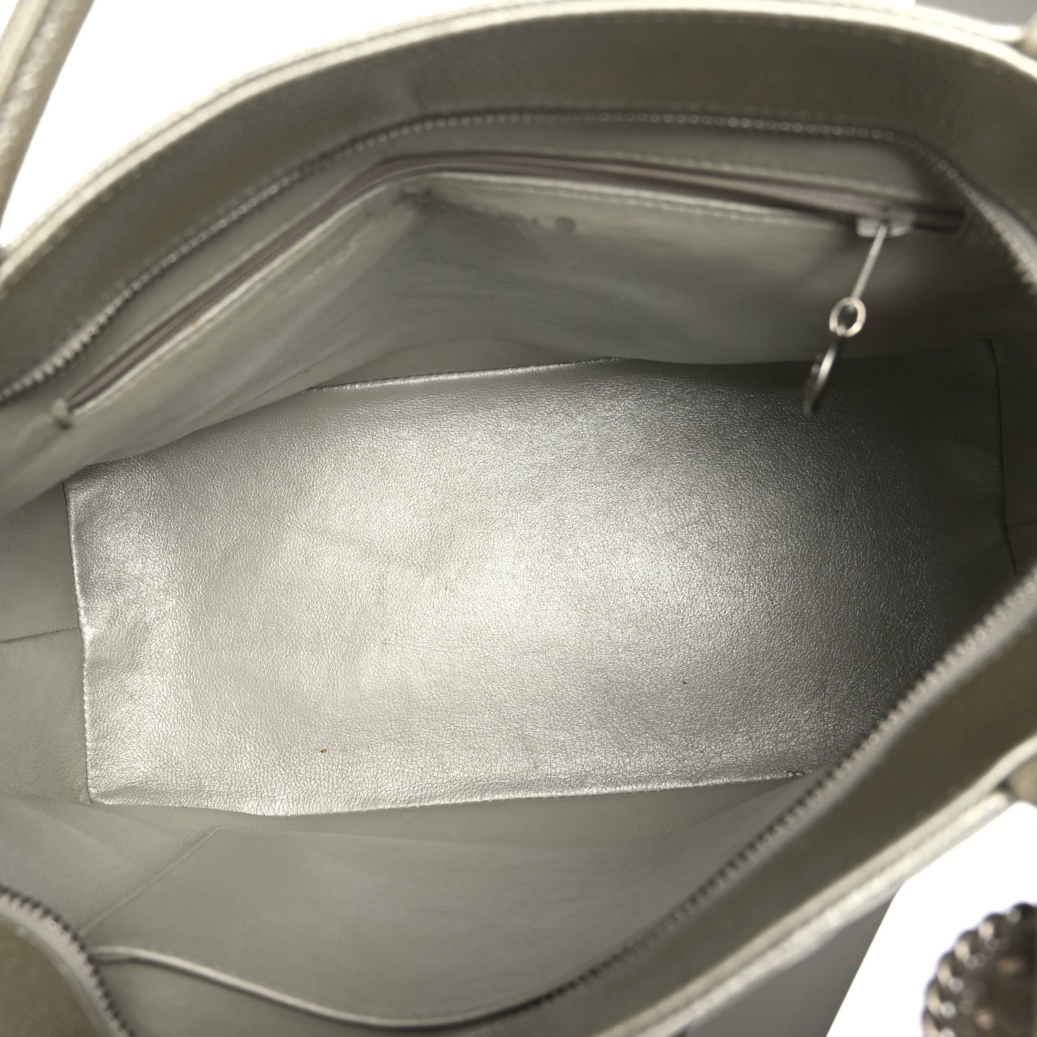 Chanel Metallic Caviar Quilted Medallion Tote Silver 5 of 9