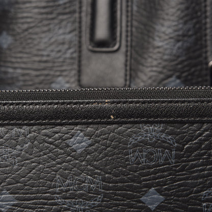 MCM Visetos Medium Liz Reversible Shopper Tote Black 16 of 21