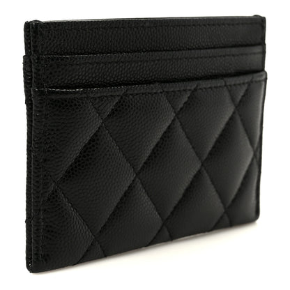 Chanel Caviar Quilted Crystal Card Holder Black 3 of 10