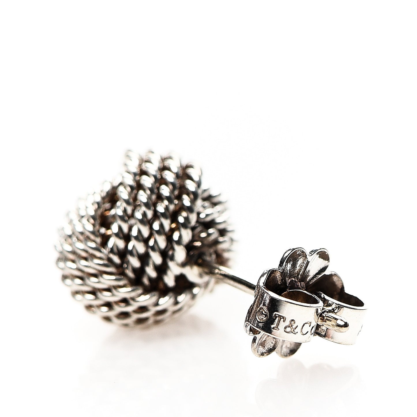 Sterling Silver Twist Knot Earrings