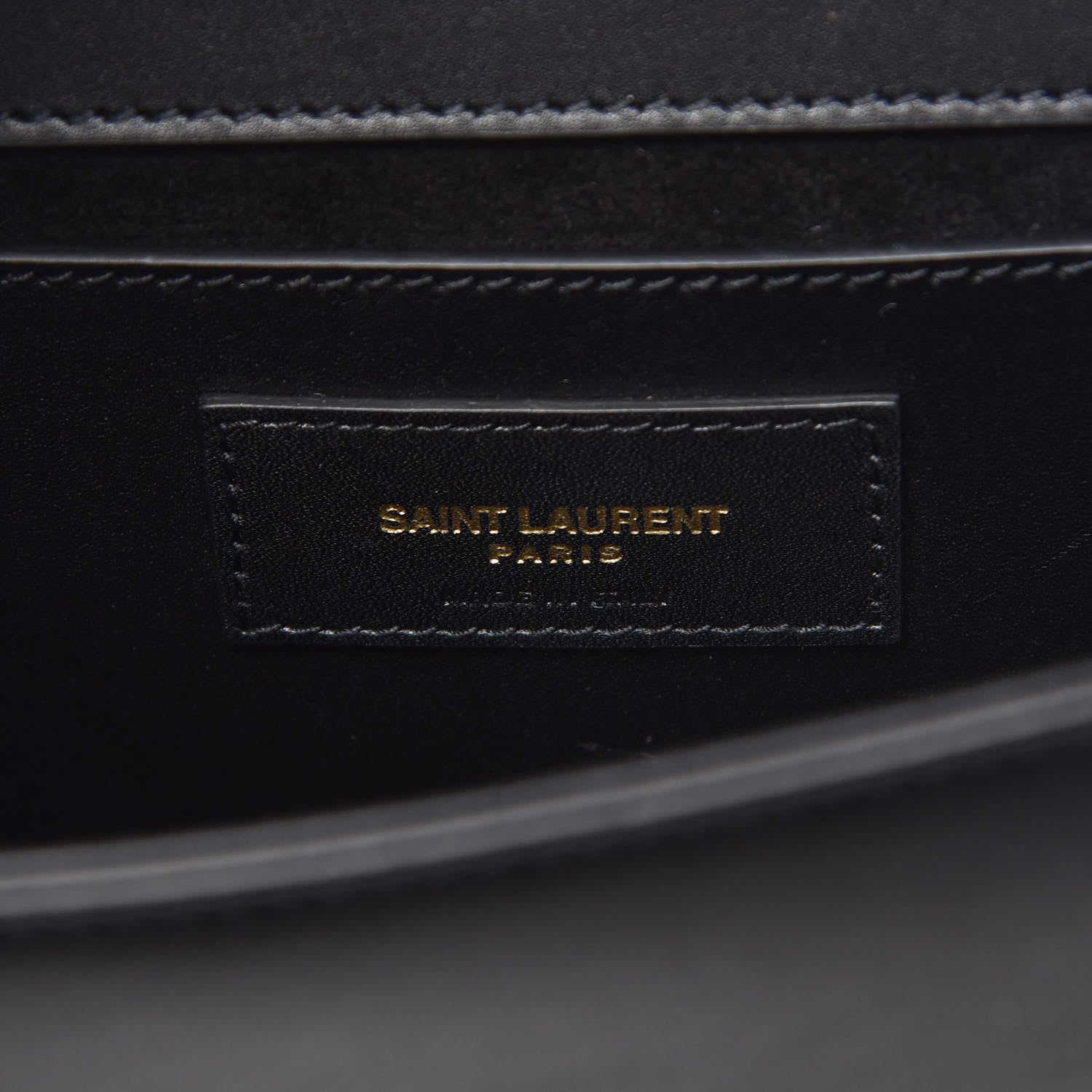 Saint Laurent Smooth Calfskin Small Classic Monogram Kate Tassel Satchel Black 8 of 11
