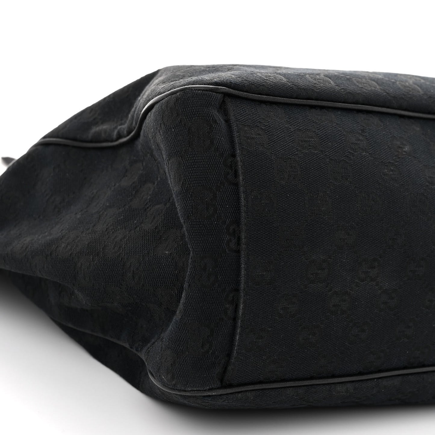 Monogram Large Positano Tote Black