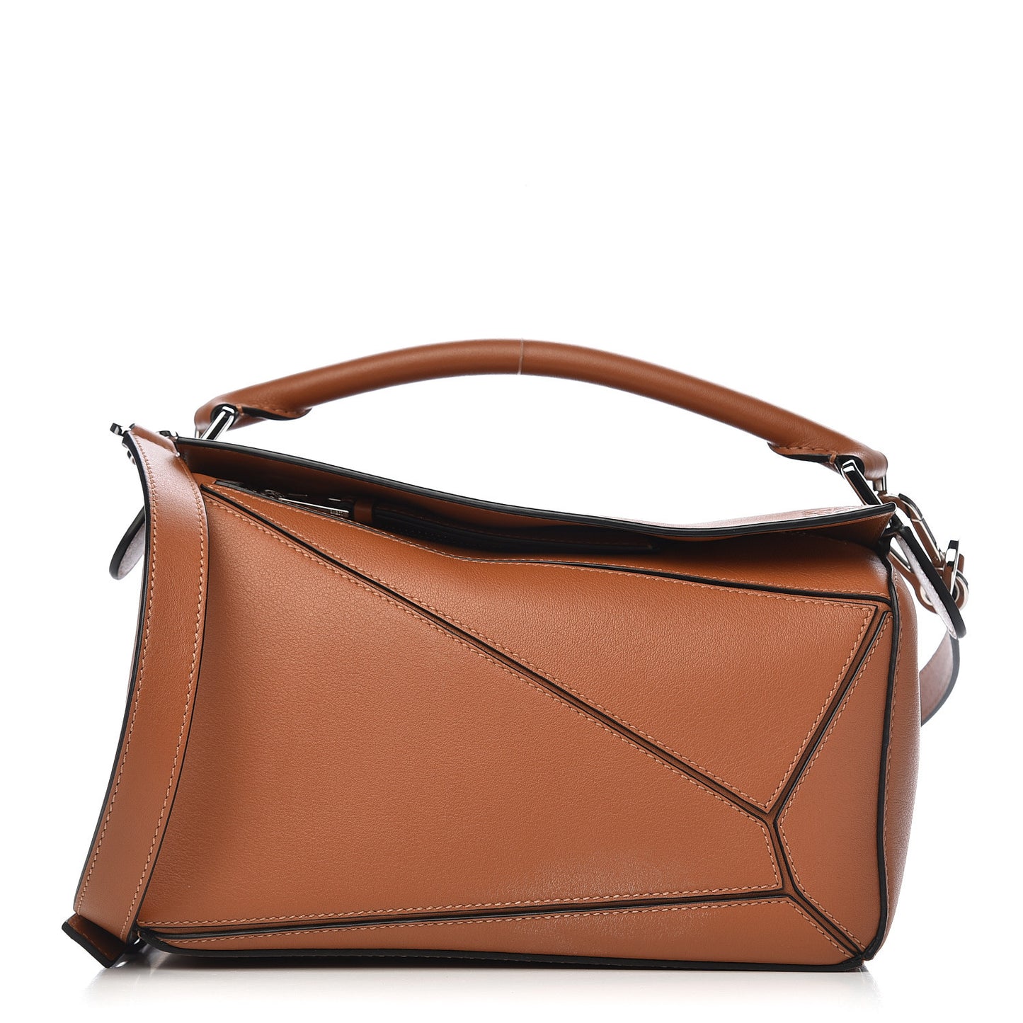 Calfskin Small Puzzle Bag Tan