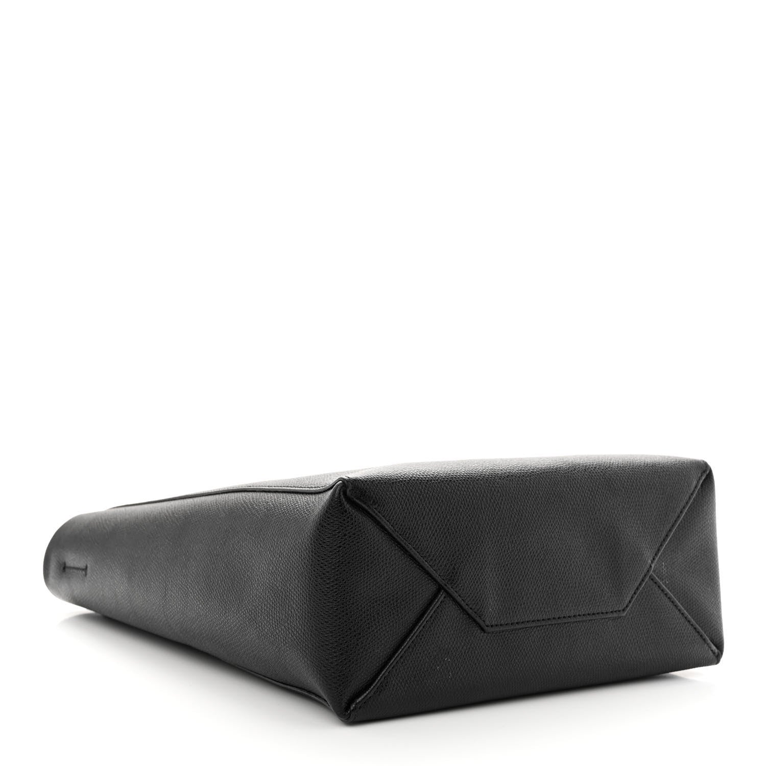 Celine Grained Calfskin Small Vertical Cabas Black 4 of 11