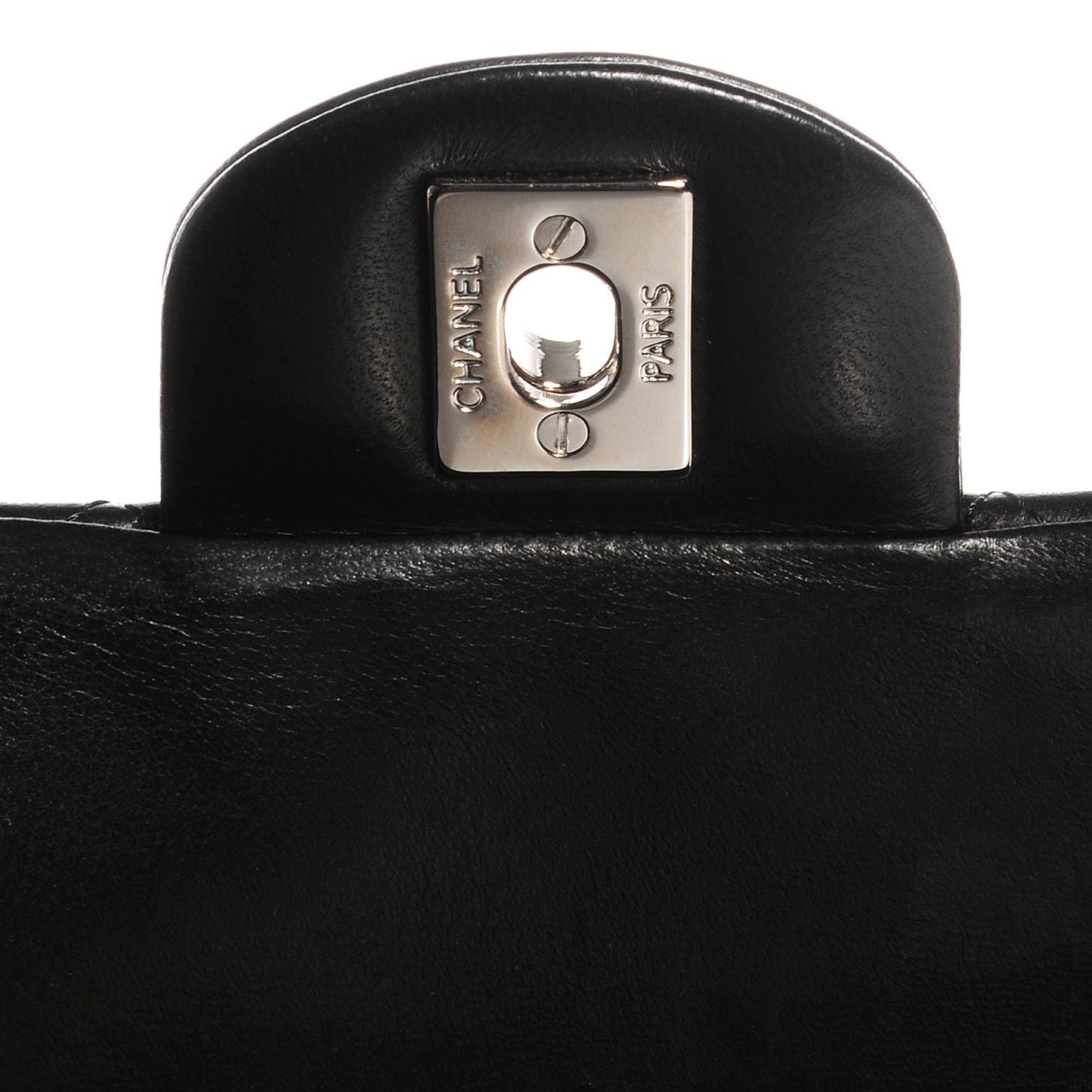 Lambskin Quilted East West Flap Black