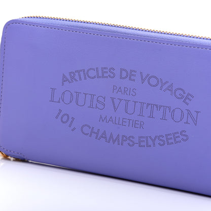 Louis Vuitton Calfskin Articles de Voyage Zippy Wallet Lilac 9 of 10