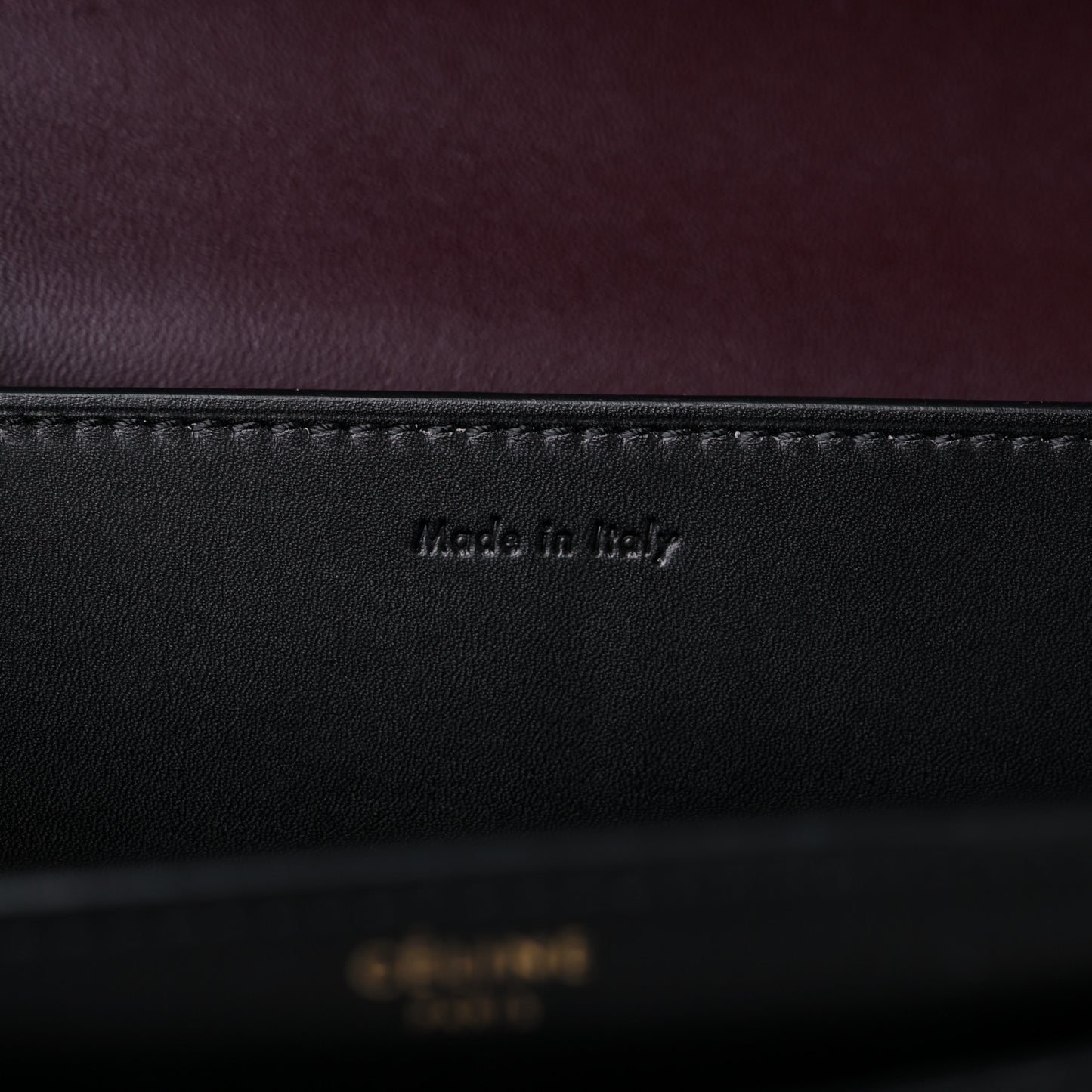 Smooth Calfskin Large Case Chain Flap Black