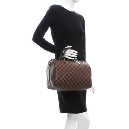Louis Vuitton Damier Ebene Speedy Bandouliere 30 3 of 9
