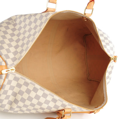 Louis Vuitton Damier Azur Keepall Bandouliere 55 5 of 10