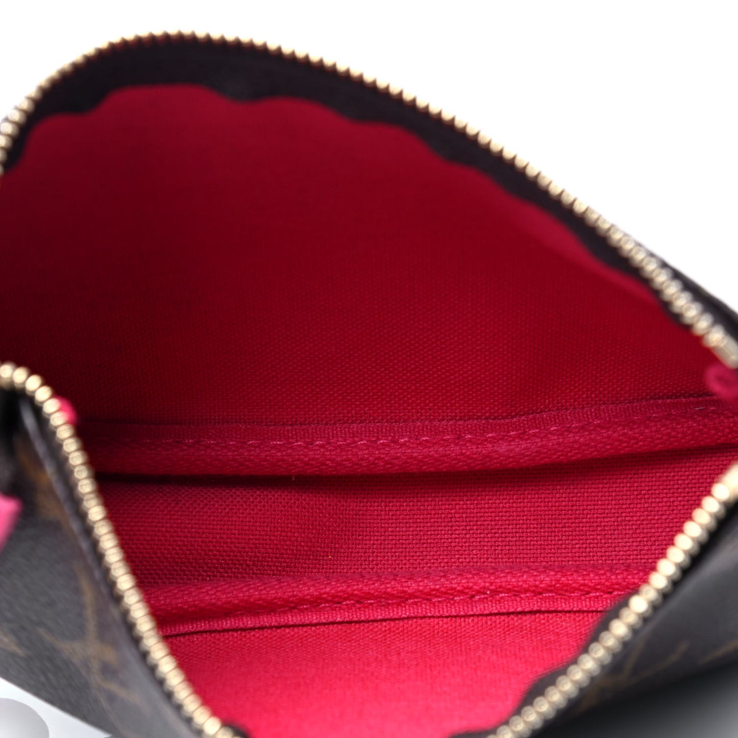 Monogram 2019 Christmas Animation Mini Courchevel Pochette Accessories Fuchsia