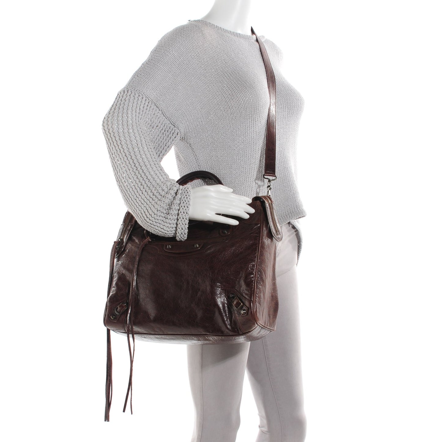 Agneau Classic Hardware Velo Cigare Fonce