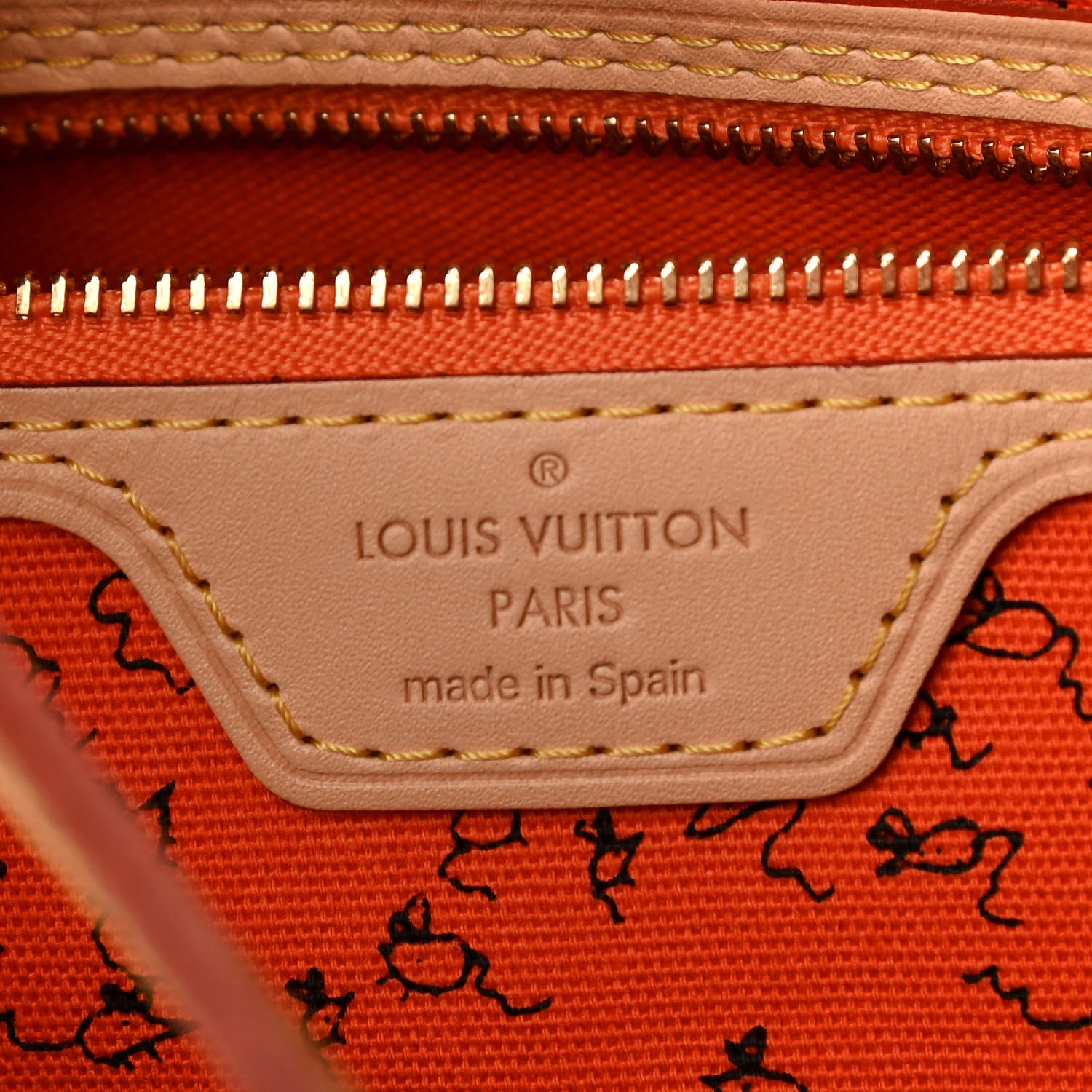 Louis Vuitton Catogram Neverfull MM Marron 7 of 14