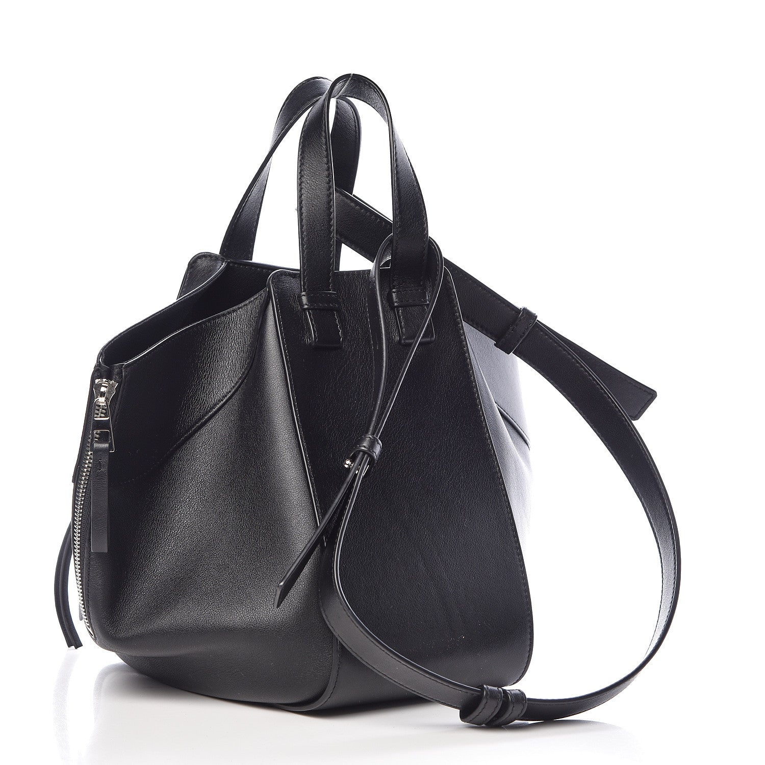 Loewe Calfskin Small Hammock Shoulder Bag Black 3 of 11