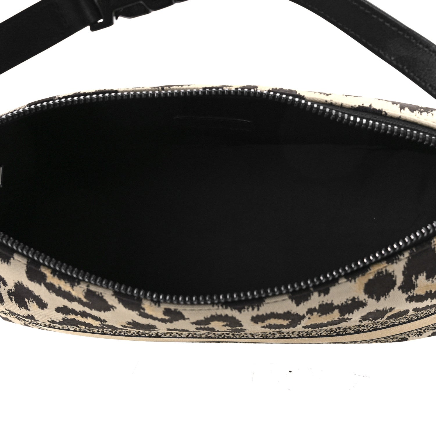Christian Dior Canvas Mizza Embroidered Medium Leopard Diortravel Nomad Pouch Beige 5 of 9