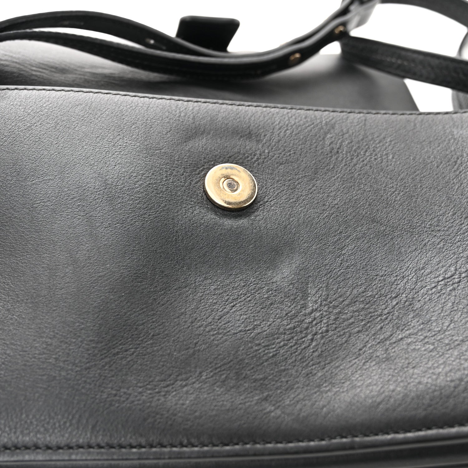 Chloe Suede Calfskin Small Faye Shoulder Bag Black 13 of 15