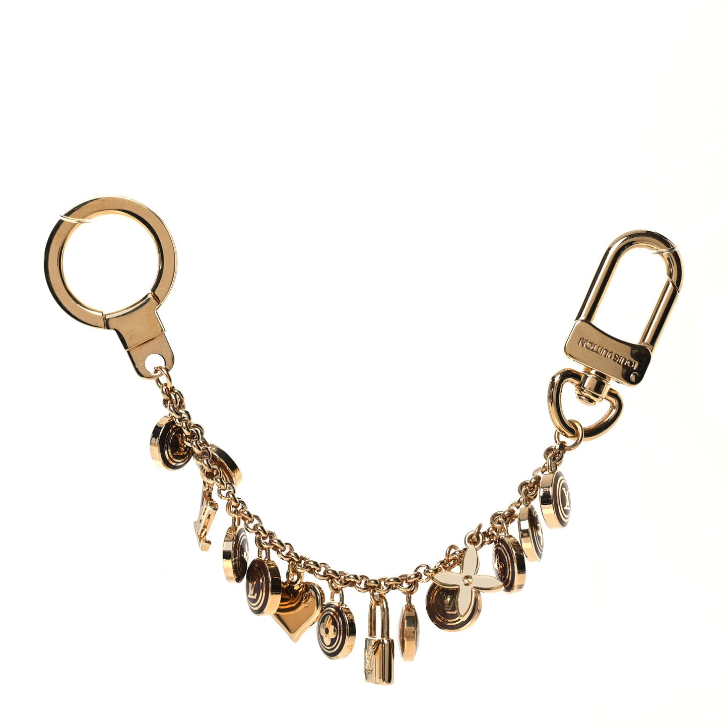 Pastilles Key Chain Bag Charm Brown
